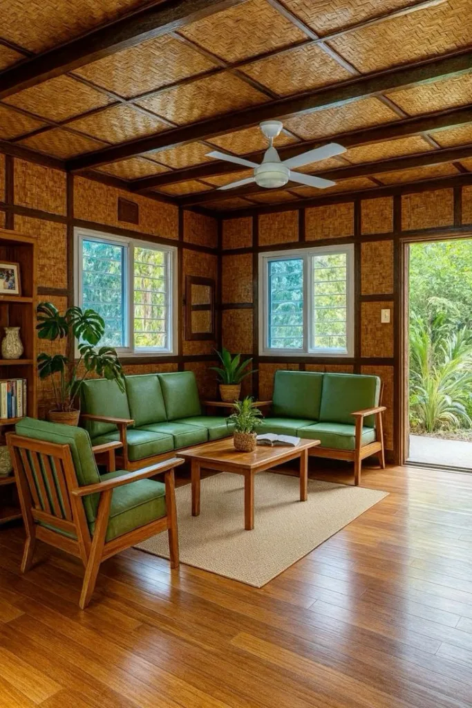 kayu dan bambu