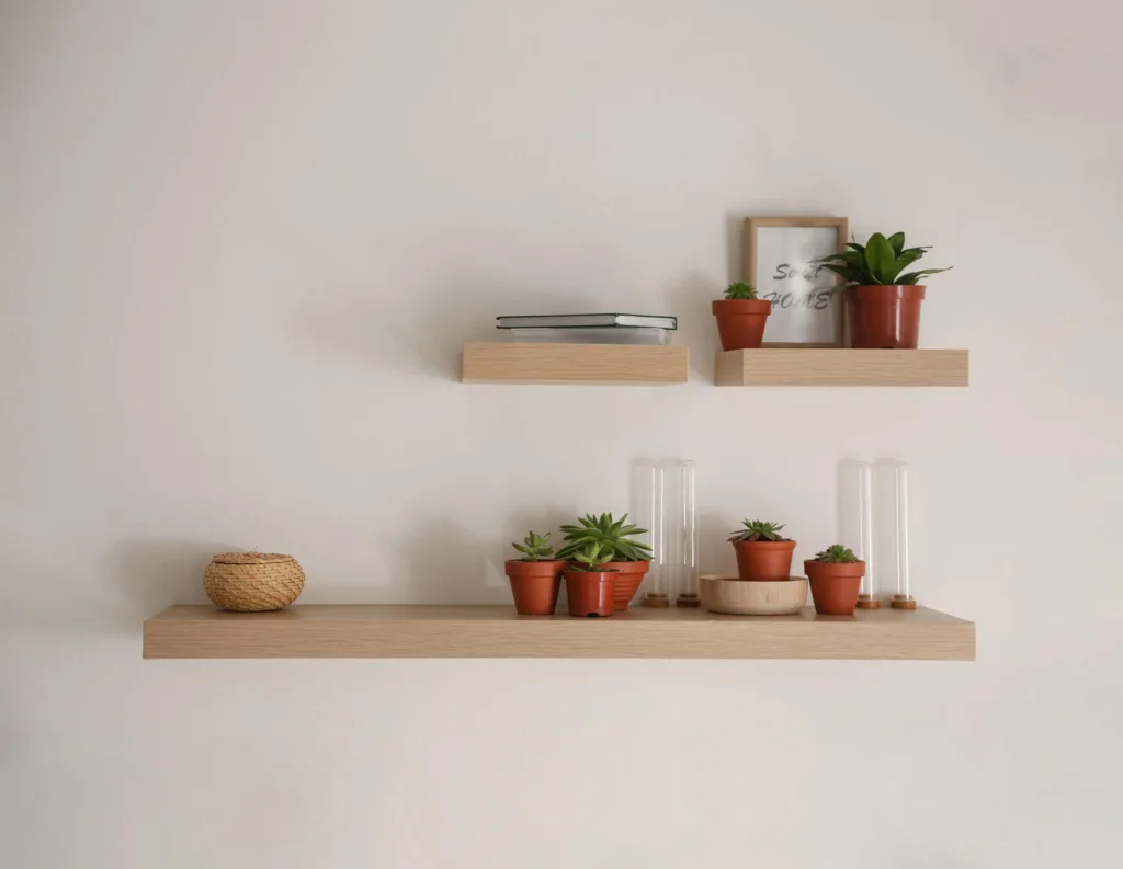 inspirasi rak dinding minimalis